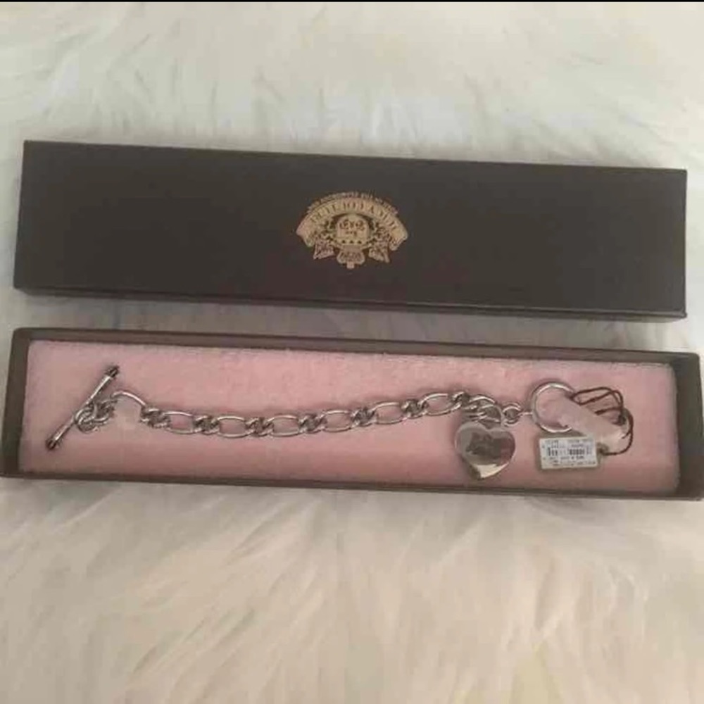 New Silver Color Juicy Couture Bracelet Jewerly